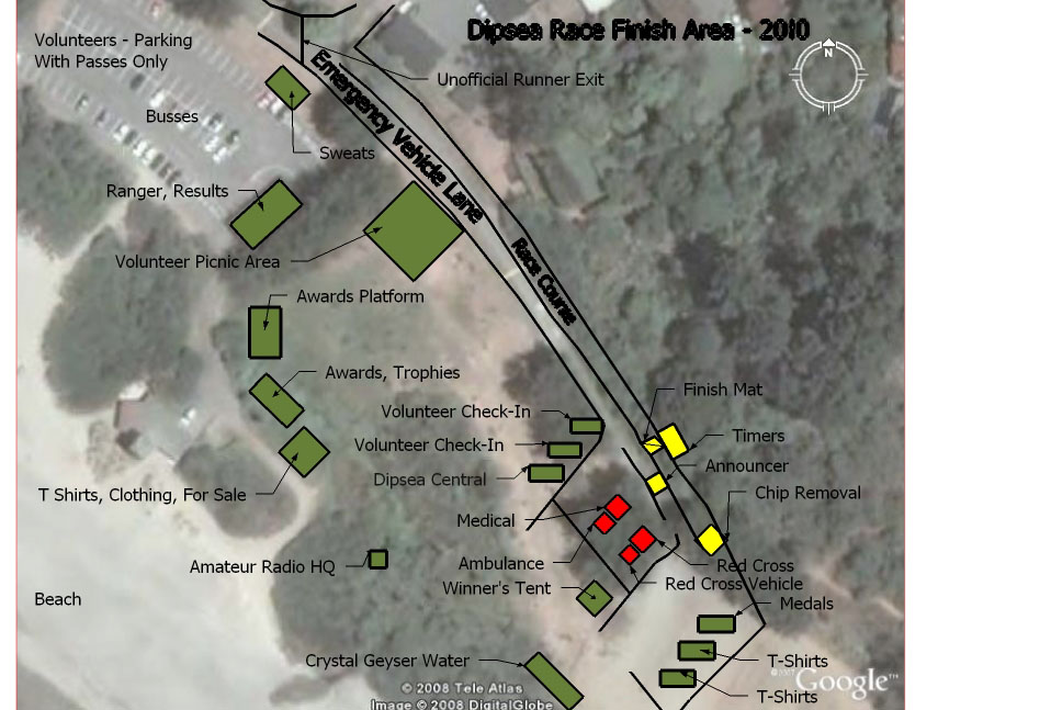 Finish Area Map