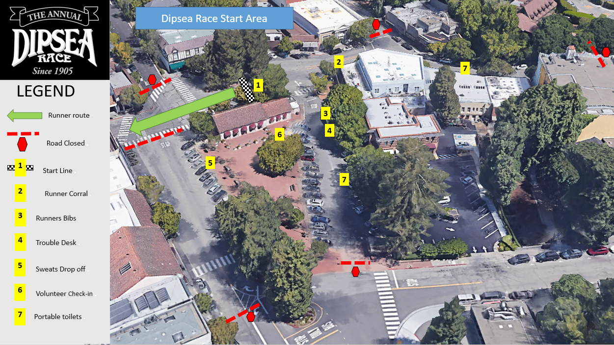 Start Area Map